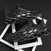 Summer Men Sneakers Flying Woven Blade Shoes Lightweight Breathable Mesh Casual Running Shoes Large Size Zapatillas Hombre