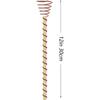 6Pcs Electroculture Plant Stakes,12 Inch Electroculture Copper Coil, Electro Culture Gardening Copper Antenna, for Garden Plants Growing Accessories