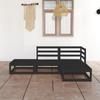 Garden Furniture Set 4 Pcs Solid Pine Wood