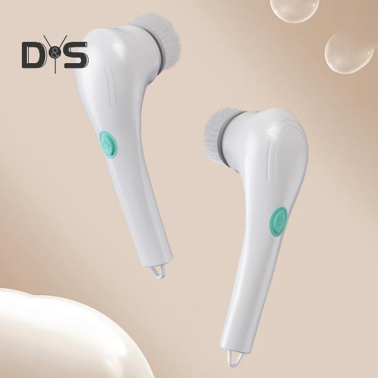 Electric Spin Scrubber Cordless Rechargeable Cleaning Brush with 5 Interchangeable Heads Powerful Motor Cleaning Scrubber