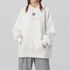 (WMNS) PUMA Classics Oversized Logo Printing Plus Fleece Keep Warm Hoodie Grey Women's 530280-05
