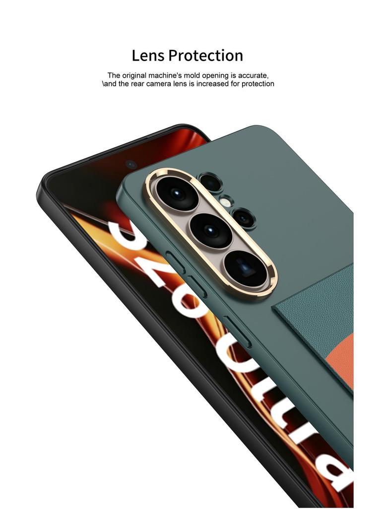 Samsung S26 Ultra-Thin Drop-Proof Wrist Strap Case: Fashionable, Solid Color, Fine Hole Design