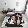 Custom Beabadoobee British Singer Blankets Warm Flannel Throw Blanket for Home Sofa Office Travel
