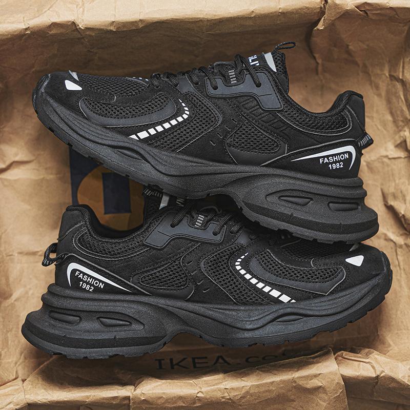Men's Shoes, Breathable Mesh Thick-Soled Dad Shoes, Casual and Versatile Sports Shoes
