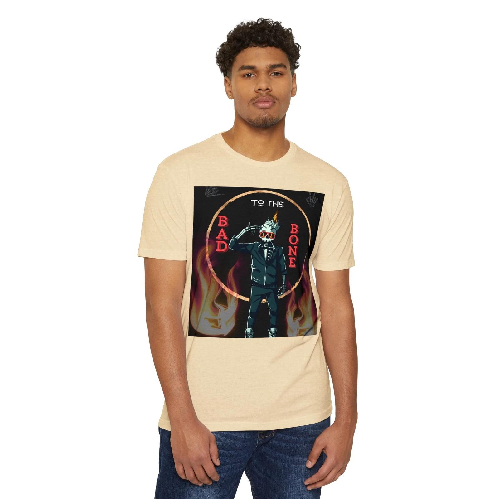 Skeleton Bad Bones Jersey T-shirt 4XL
