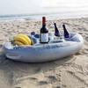 Durable Creative Floating Cup Holder PVC Inflatable Snack Tray for Water Sports