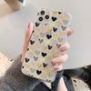 FHNBLJ Love Heart Phone Case For iPhone 14 13 12 11 Pro Max Mini X Xs XR 6 7 8 Plus SE 2020 Transparent Case