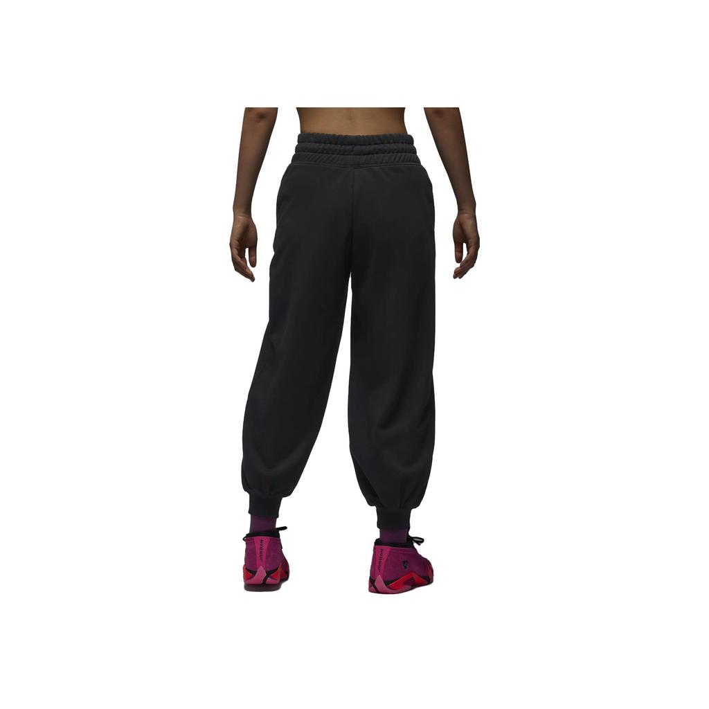 Jordan Fleece Joggers With Cuffed Ankles Women Bottoms Black FD7377-010