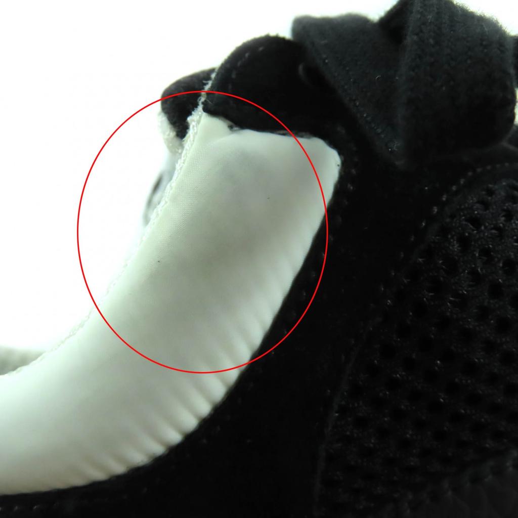 Ausgezeichnete CHANEL Sneaker Schwarz Weiß Leder Damen 37 G38299 Gebraucht