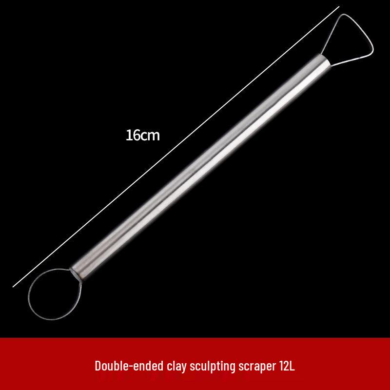 12-Piece Stainless Steel Clay Sculpting and Trimming Tool Set