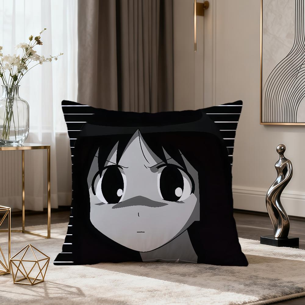Anime Japan AAzumanga Daioh Osaka AAyumu soft Comfort Pillowcase for Sofa nap Living Room party Home pet Decor Pillowcover