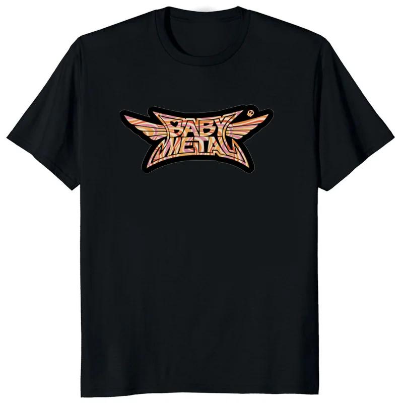 Babymetal Metal Galaxy Japan Death Logo Metal Band Tshirt Men Hiphop Rock Band Casual Short Sleeve Y2k Tops Fashion Tee Shirt