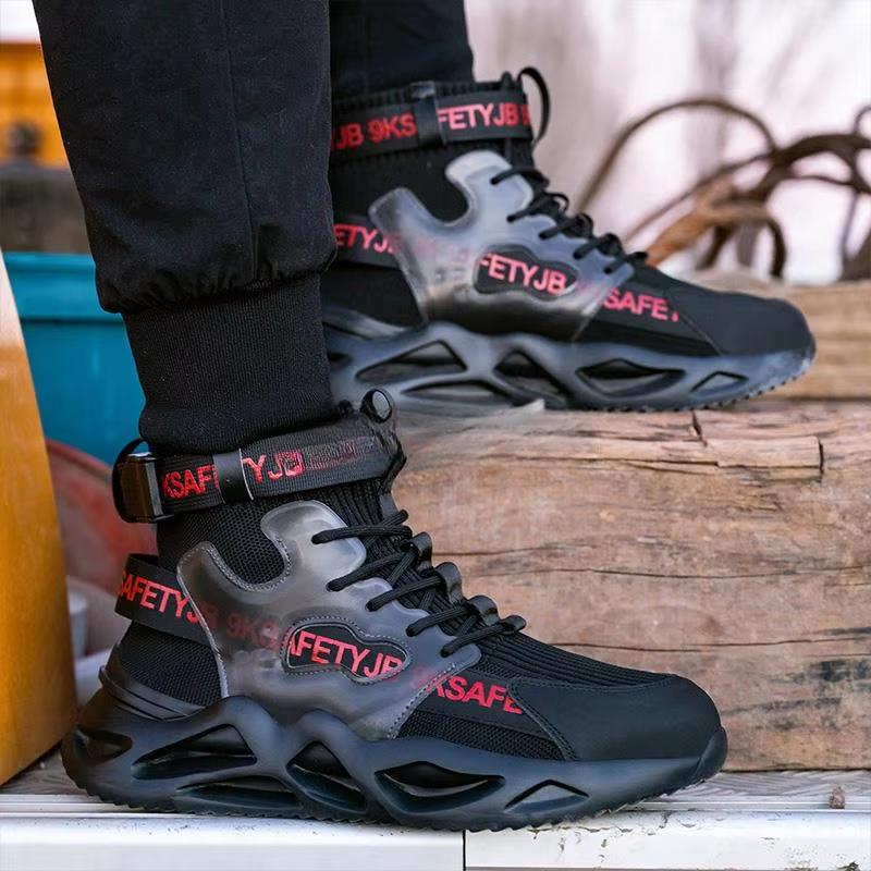 Brand Work Shoes Steel Toe Safety Shoes Men Women Work Boots Breathable Lightweigt Work Sneakers Anti-puncture Safety Boots