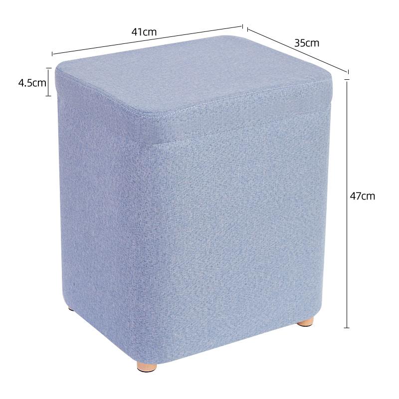 Wooden Multifunctional Storage Stool Home Sitting Cabinet Entryway Makeup Bench Living Room Coffee Table Organizer