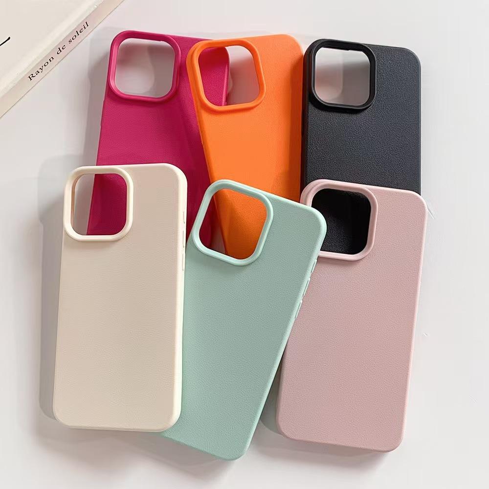 Luxury Matte Soft Candy Phone Case For iPhone 16 15 14 Plus 13 12 11 Pro Max 16e Lens Protection Shockproof Silicone Back Cover