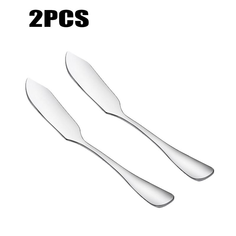 6 Stück Edelstahl Buttermesser Käse Dessert Marmeladenmesser Sahne Brotschneider Küchenwerkzeuge Messer Butterstreicher