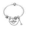 Pandora Cute Angel Chic 925 Silver Bracelet Women's Silver ZT-0002