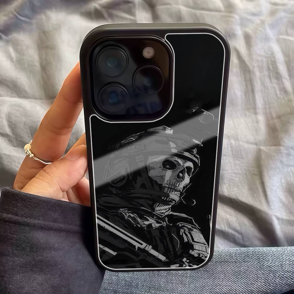 C-Call Of D-Duty Anime Phone Case For Iphone 17 Air 16 15 14 13 12 11Pro Max Plus Hard Plastic PC+TPU Cover