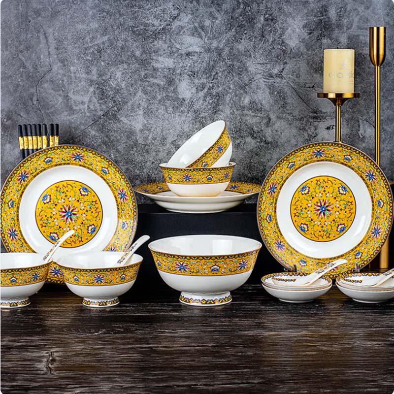 TangHui 20-Piece Imperial Feast Tableware Set
