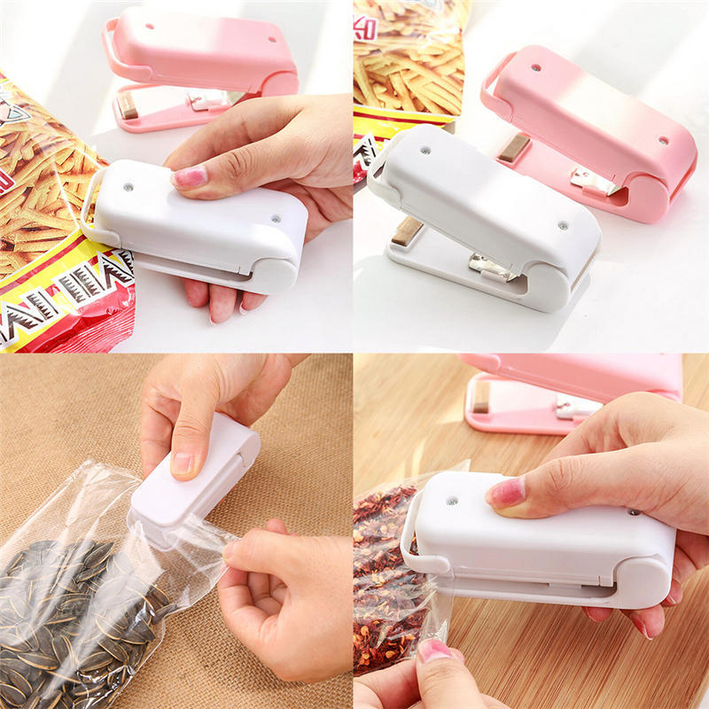 Portable Mini Home Heat Bag Sealer Sealing Machine Plastic Bag Food Packaging
