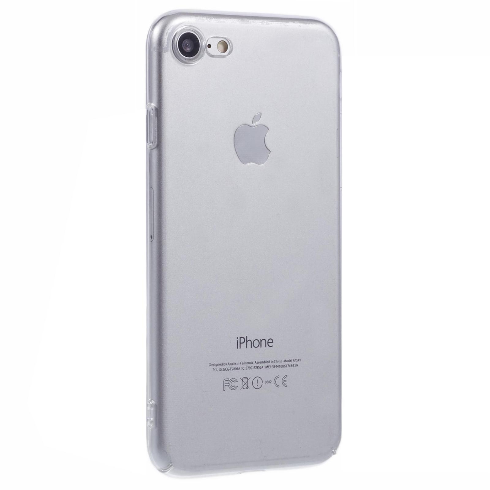 

Для iPhone 7/8/SE (2020)/СЕ (2022) Противоударный прозрачный жесткий чехол для телефона из ПК A