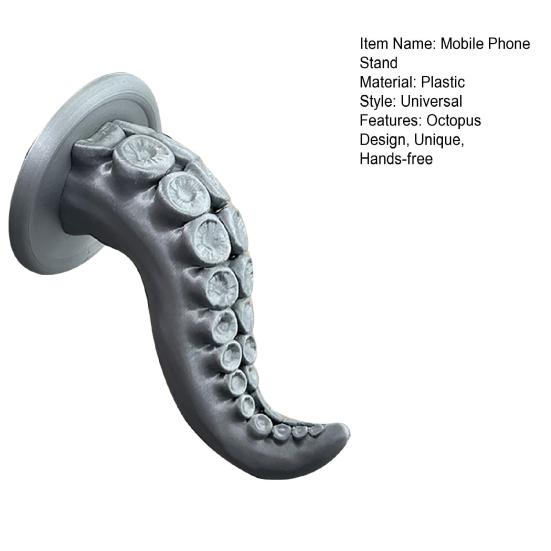 Octopus Tentacle Phone Holder Magnetic 3D Claw Grip Phone Mount with Strong Suction Multi-Angle Desktop Stand for Car