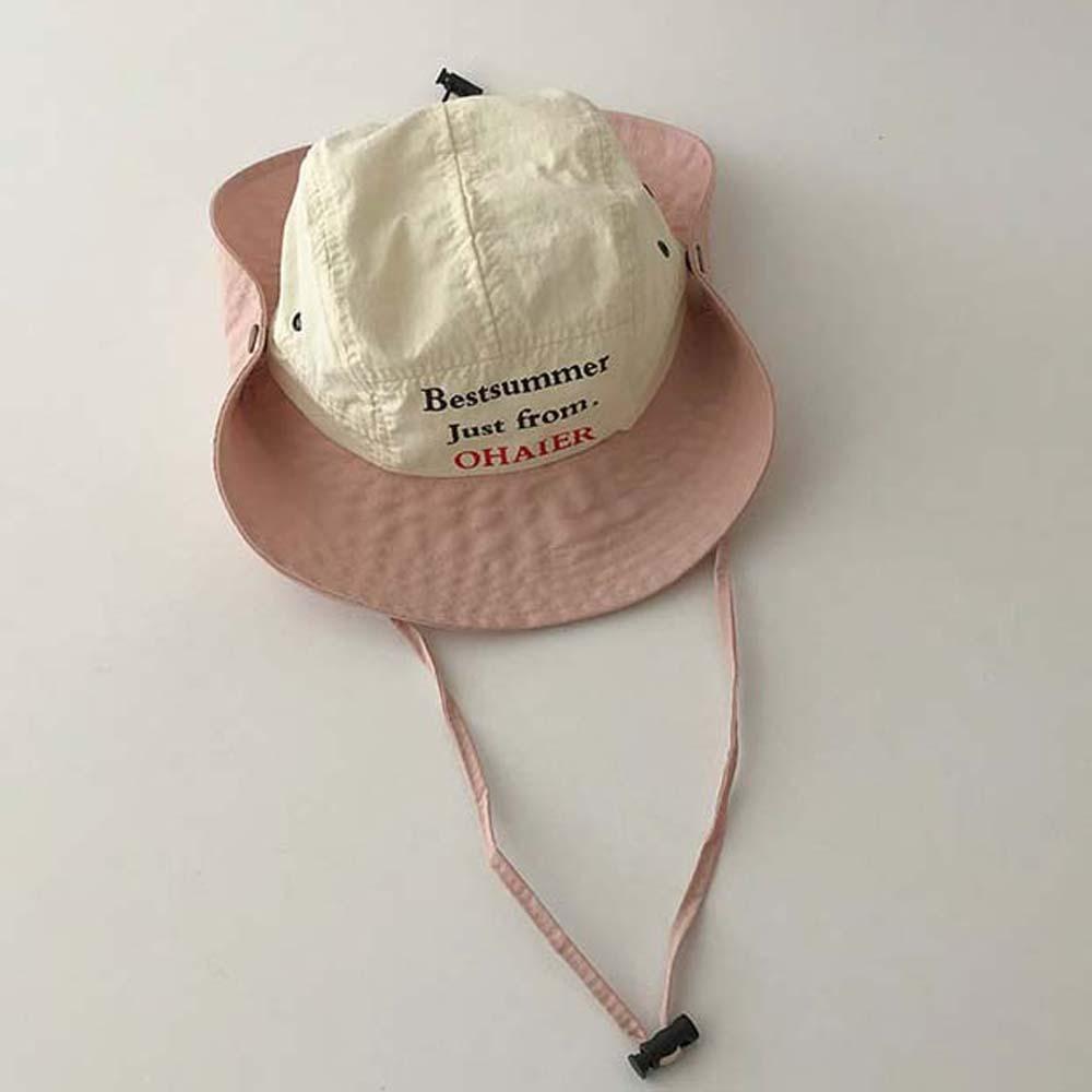 Sweet Korean Style Candy Color Bucket Cap Comfortable Thin Summer Kid Sun Hat Breathable Anti-UV Quick-dry Fisherman Hat Daily