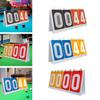 Flip Number Score Board Multi Sports Scoreboard 4 digits Scoring Board Table Score Flipper for Badminton Basketball
