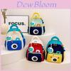 Kids Cartoon Nylon School Backpack With Padded Straps For Preschool And Kindergarten Use