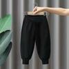 Boys' Spring and Summer Autumn Pants Children and Teens Pants Thin Children's Sports Straight Pants Trendy Three-Bar Pants Trendy