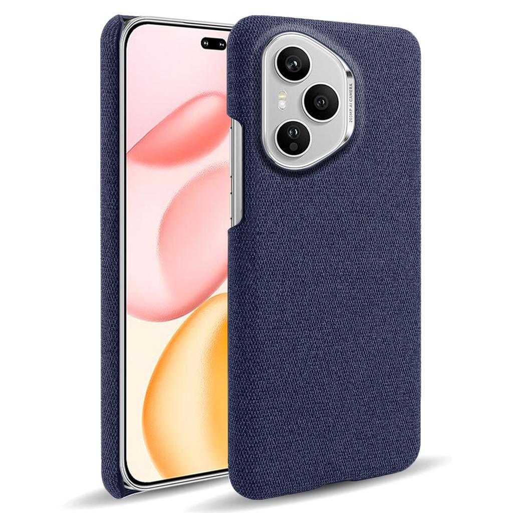 For Honor 400 Pro 5G (Global) Phone Case Cloth Texture Anti-Scratch Protective PC Back Cover