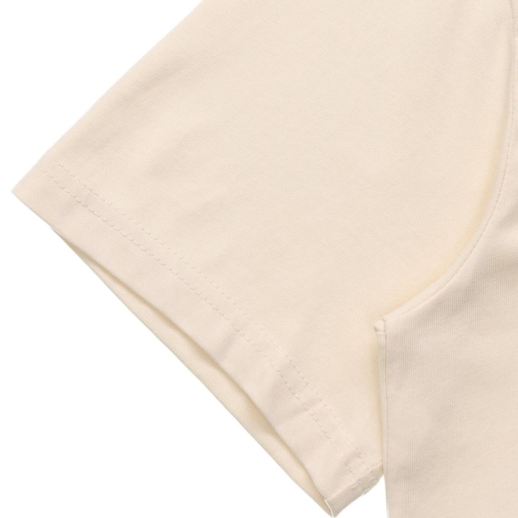 New MLB Straight T Shirt Unisex Ivory White 31TSK2031-43I