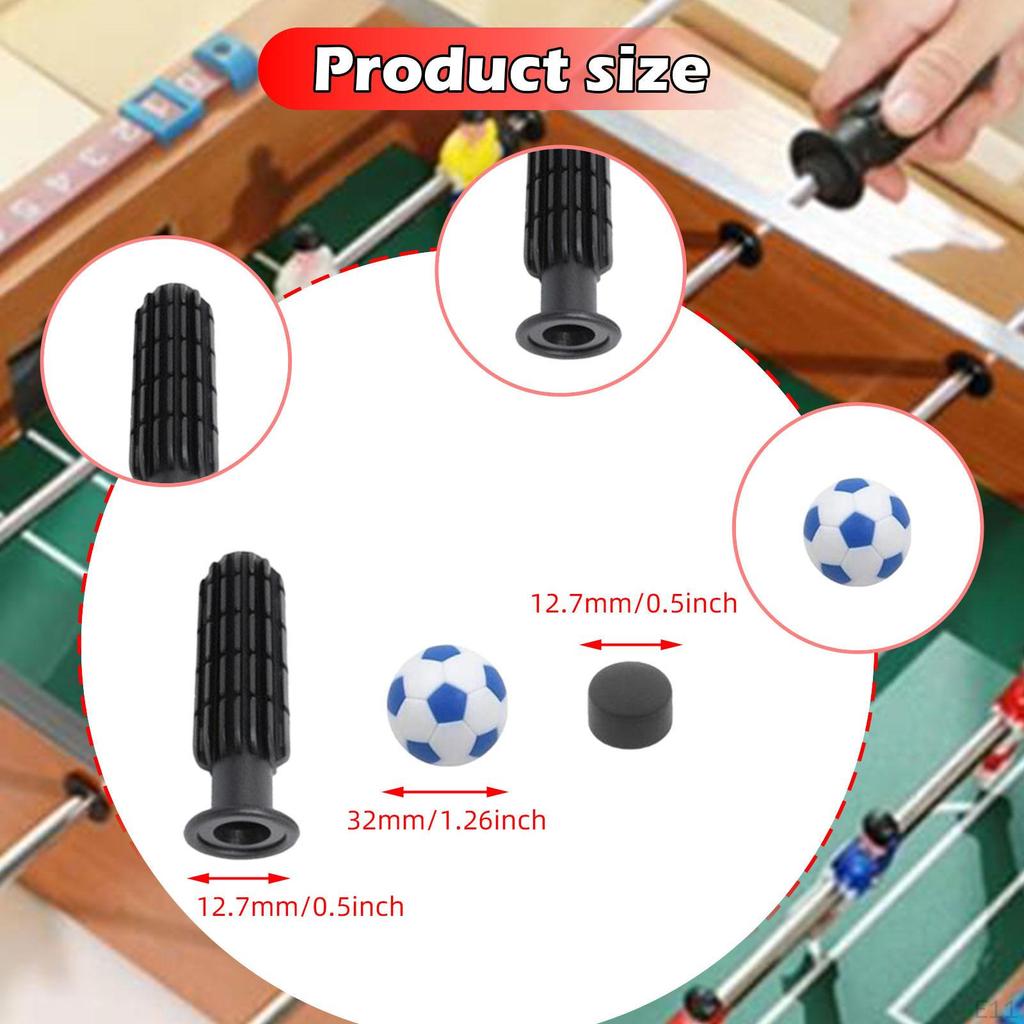 Náhradní rukojeti pro stolní fotbal se dvěma malými míči