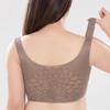 Seamless Bra Women's Vest Bra Plus-size Underwear Women's Thin Lactation Gathering and Anti-sagging Bra Push Up Bra