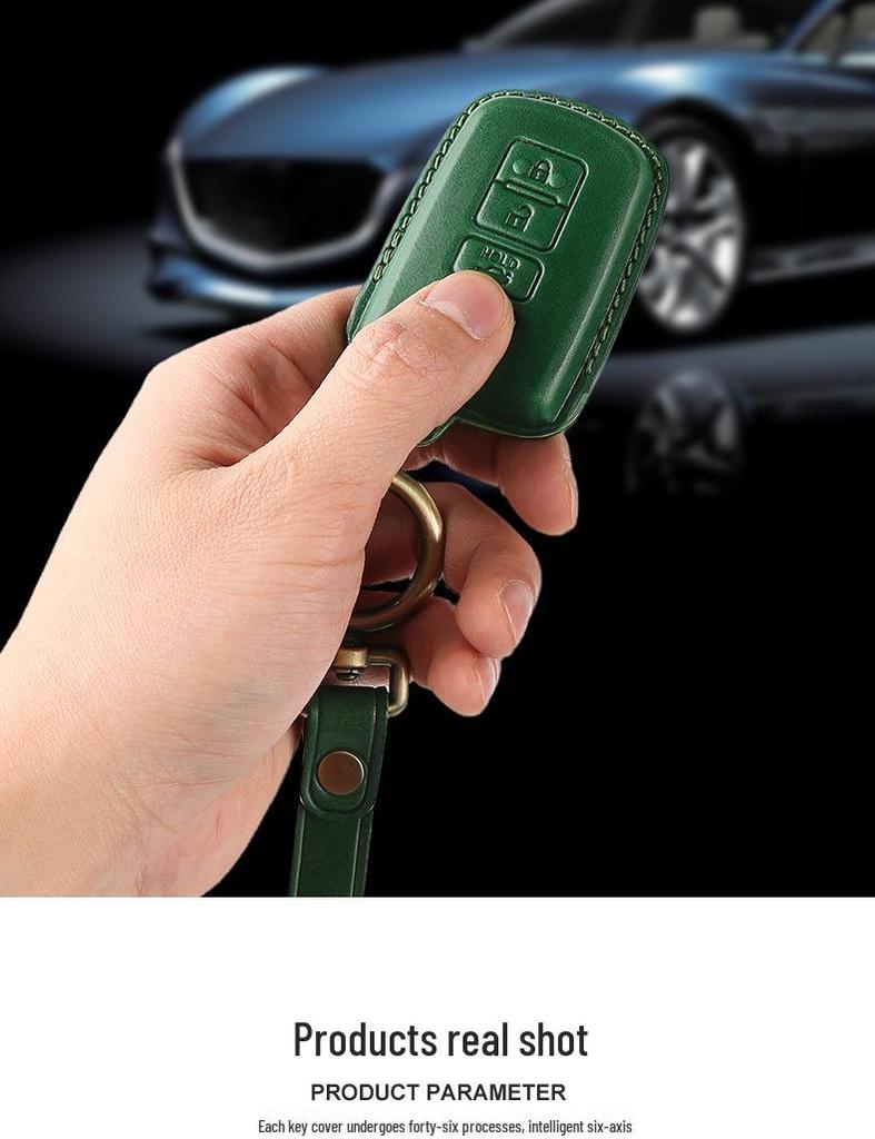 Cross-Border Compatible Cowhide Key Bag for Toyota Avalon, Camry, Corolla, Highlander, RAV4