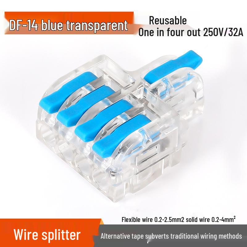 Mini Docking Model: 1 Input to 2/3/4/5 Outputs, Color Handle DF-12/13/14/15 for Home Use