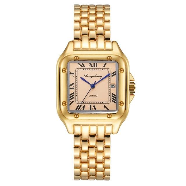 UTHAI Women Watch Light Luxury Brand Stainless Steel Strap Couple Watch Ladies Fashion Quartz Watches Business Men Clock Watch