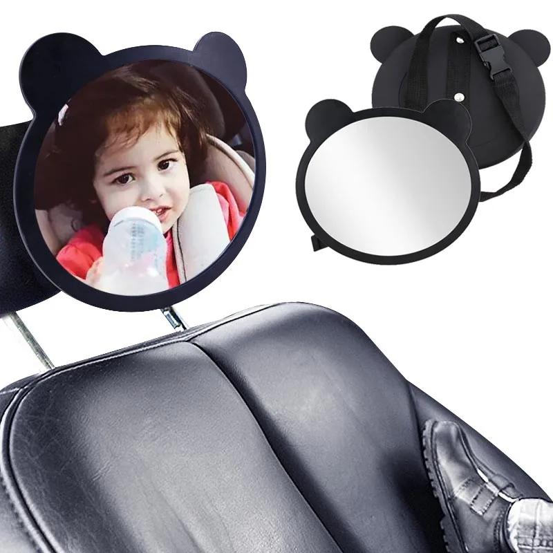 Baby Universal Car Mirror Safe Car Seat Mirror Rear Facing Seat Mirror Adjustable Wide Clear View Shatterproof Car Kids Monitor
