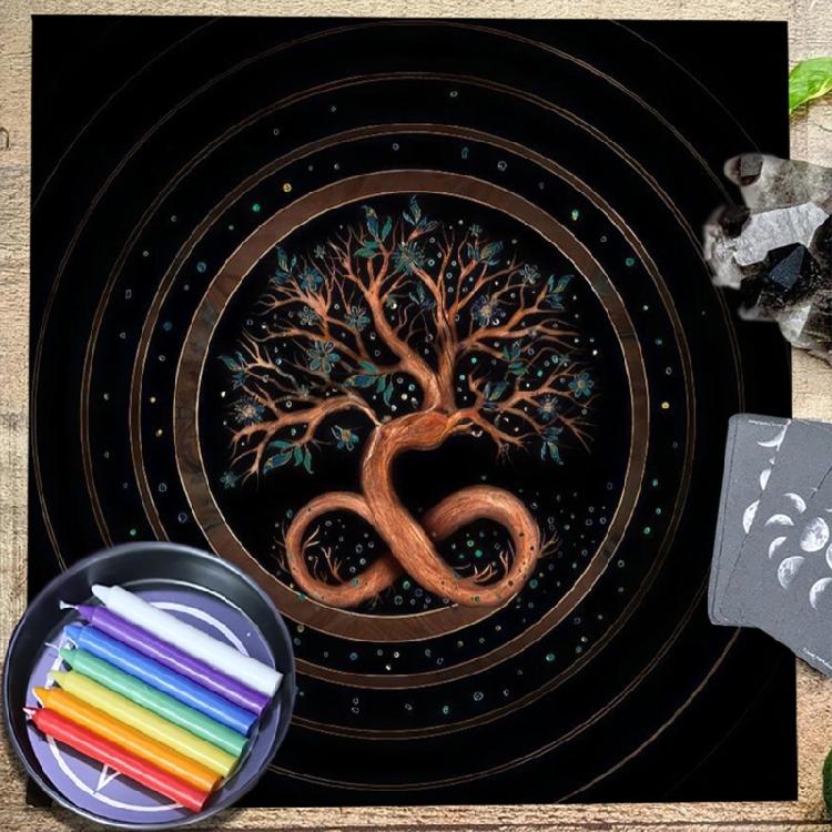 Metaphysical Game Mat Pendulum Divinations Altar Tablecloth Board Game Card Pad