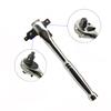 1/4" 3/8" 1/2" Drive Ratchet Wrench Professional Heavy Duty Ratchet Quick-release Reversible Ratchet Spanner 72-Tooth