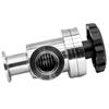 HNYH Vacuum Manual L-Type Baffle Angle Valve