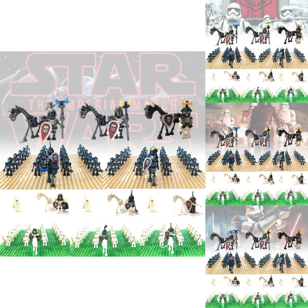 Miniatur Skelett Ritter Kompatible Bausteinfiguren Für Kinder Spielspaß