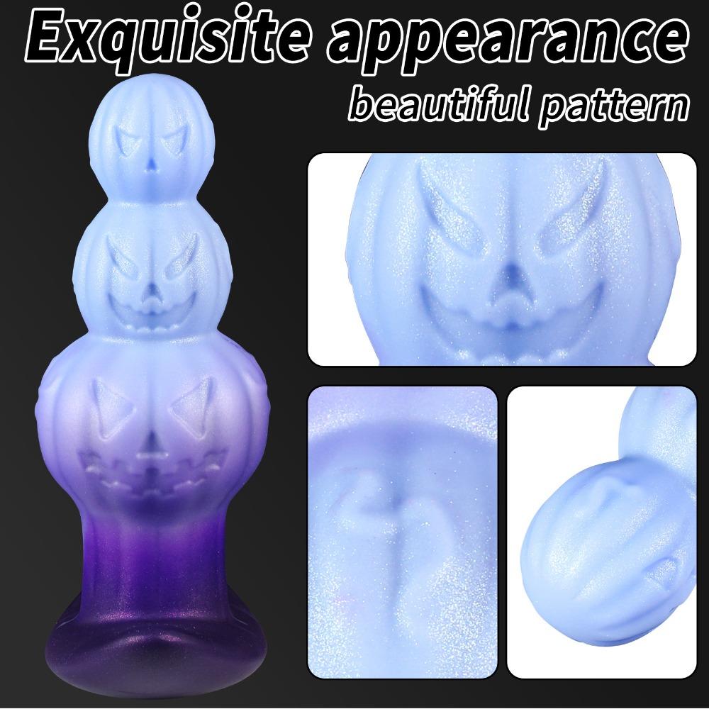 Wide Head Anal Plug Ergonomic Silicone Backdoor Training Tool Daily Private Use