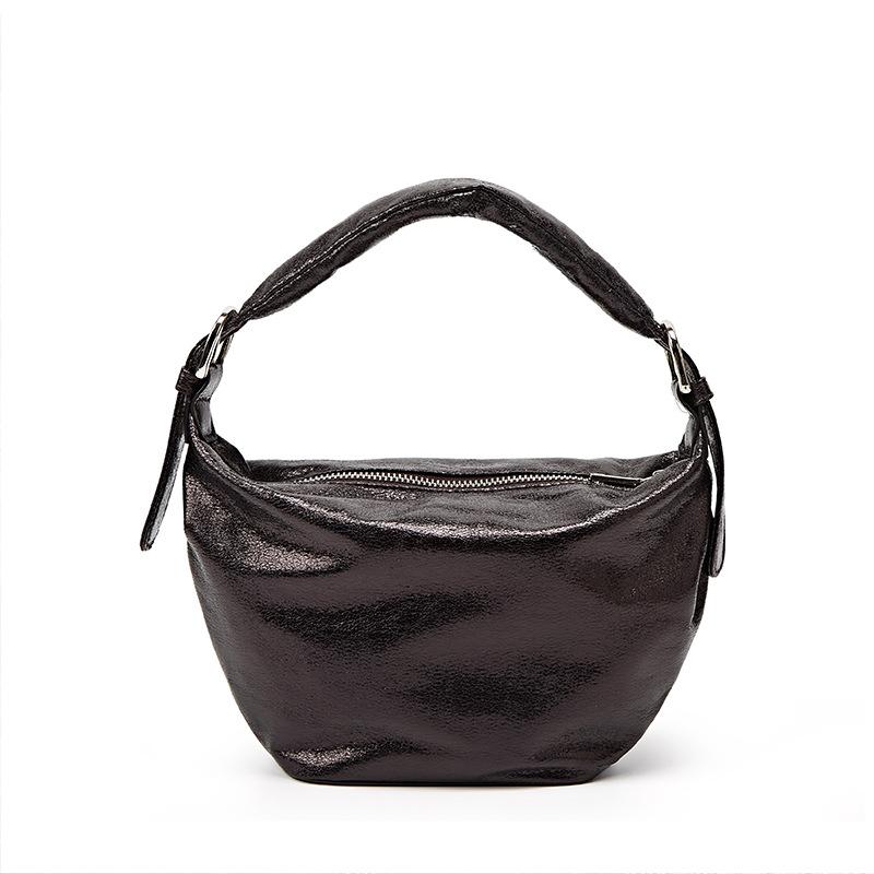 Hand-held Dumplings Soft Skin Single-shoulder Underarm Bag Hand-held Tote Bag