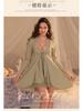 Elegantes Damen Sommer-Camisole-Kleid & Nachthemd-Set mit Spitzenbesatz und Brustpolstern