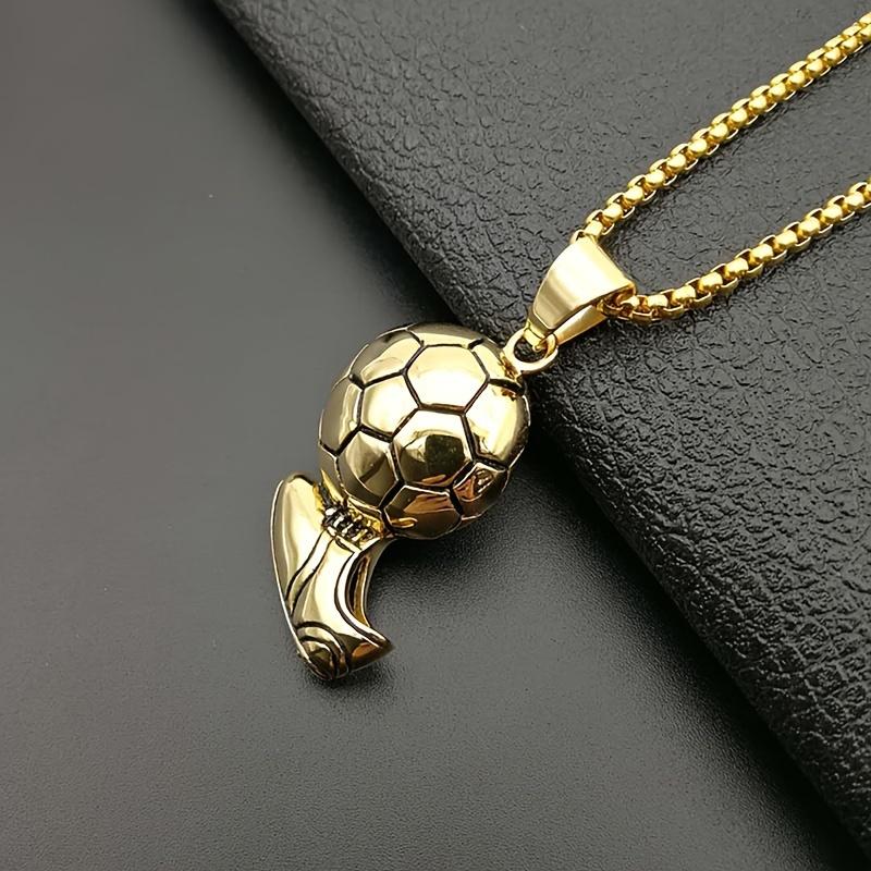 Men's Soccer Pendent Necklace