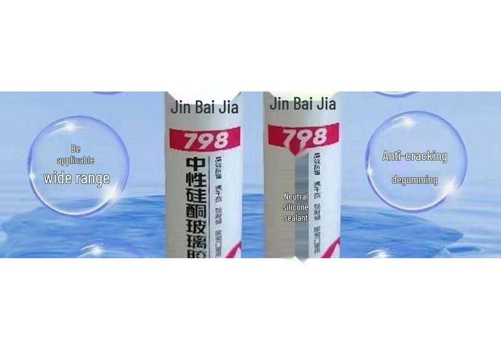 Waterproof Neutral Silicone Sealant, Anti-Mildew, Fast-Drying, Transparent/White for Kitchen, Bathroom, Door, and Window.