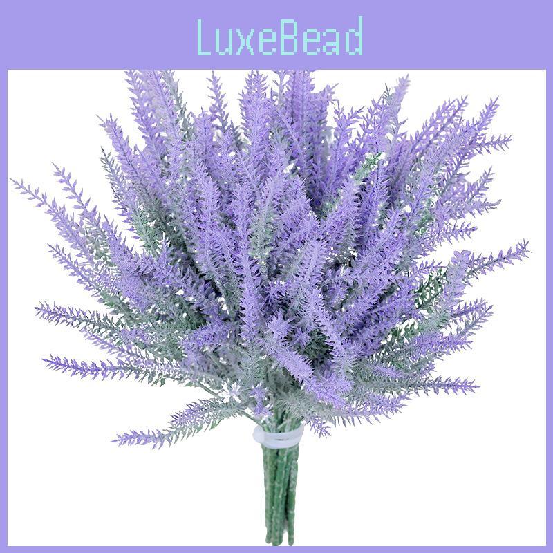 Silk Lavender Plant Artificial Bouquet With Plastic Material For Home Decoration And Event Use