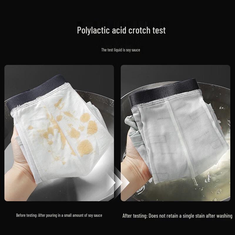 Nanjiren Men's Breathable Boxer Briefs 4-Pack