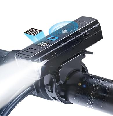 Bicycle Light with Light Automatic 2000 5 Lighting Wide IPX7 Bicycle Headlight for Cross Bikes and Road LED Battery Level USB Easy Compact and Perfect